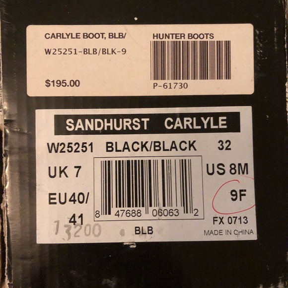 Hunter rain boots - Picture 2 of 2